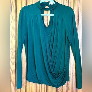 Green V Neck top